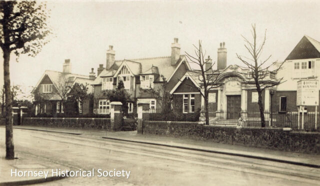Hornsey Cottage Hospital with new entrance