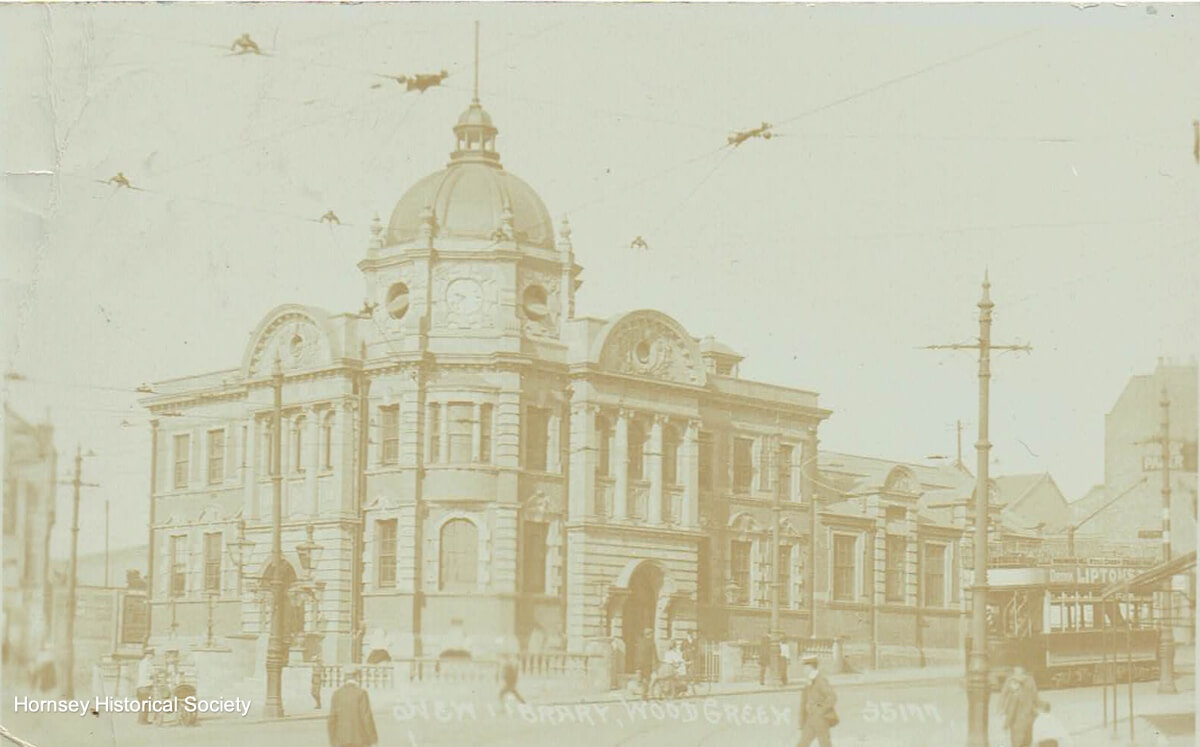 Before River Park House – Wood Green’s Carnegie Library