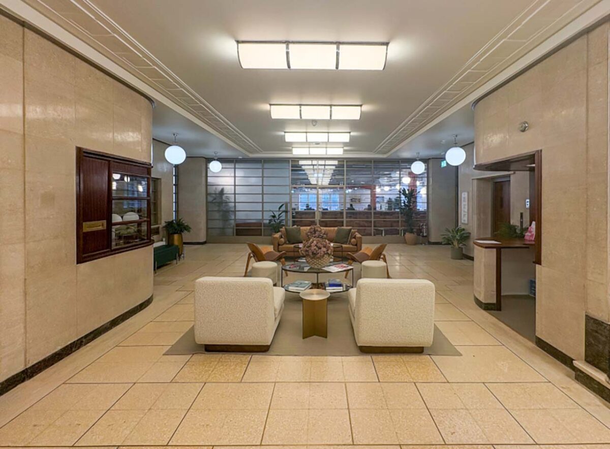 Inside Hornsey Town Hall