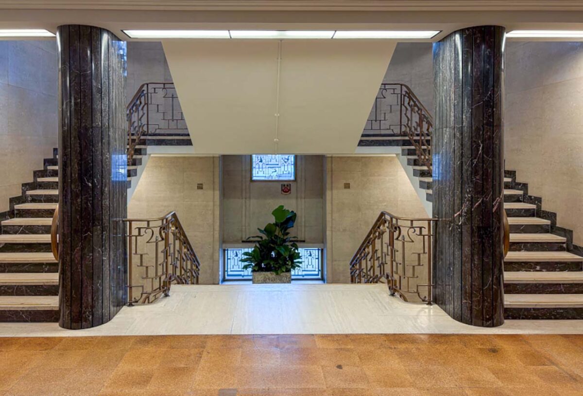 Inside Hornsey Town Hall